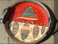 Bulgarian Pottery Platter